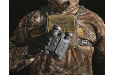 Image of Halo K2000 10x42 Binocular, Black, HALLRFBIN2000