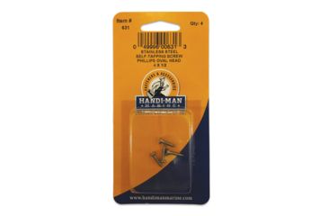 Image of Handi-Man Marine Phillips Self Tapping Oval Screw Stainless Steel - #4 x 1/2&quot; 69506