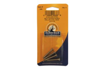 Image of Handi-Man Marine Phillips Self Tapping Oval Screw Stainless Steel - #8 x 1-1/4&quot; 69508