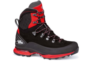 Image of Hanwag Alverstone II GTX Hiking Boots - Mens, Black/Red, 12, H200900-012055-12