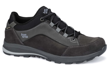 Image of Hanwag Banks Low GTX Hiking Boots - Mens, Asphalt/Black, 11, H203500-064012-11
