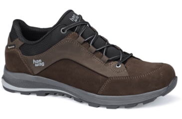 Image of Hanwag Banks Low GTX Hiking Boots - Mens, Mocca/Black, 8, H203500-566012-8