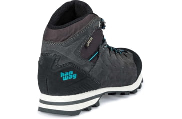 Image of Hanwag Makra Light Lady GTX Shoes - Womens, Asphalt/Bluegreen, 4, H100401-064499-4