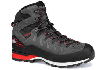 Image of Hanwag Makra Pro GTX Shoes - Mens, Asphalt/Red, 13, H100500-064055-13