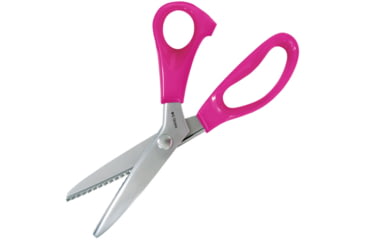 Image of Havels Pinking Shears, 9in Overall, Stainless Blades, Pink ABS Handles, 32230