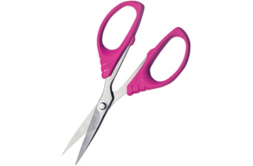 Image of Havels Serrated Embroidery Scissors, 5.5in Overall, Stainless Blades, Pink ABS Handles, 60140