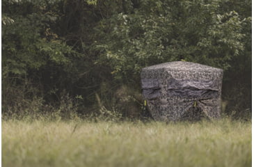Image of Hawk Treestands 3-Man Reveal Ground Blind, Black, HWK-RVLGB3
