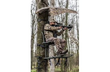 Image of Hawk Treestands Helium Kickback LVL Hang-On Tree Stand, HWK-HF2033