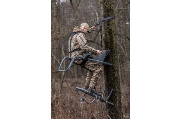 Image of Hawk Treestands Vizion Climbing Stand, Gray, 2043