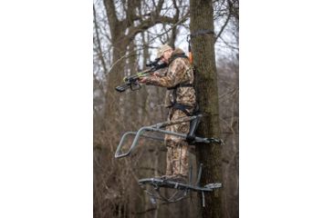 Image of Hawk Treestands Vizion Climbing Stand, Gray, 2043