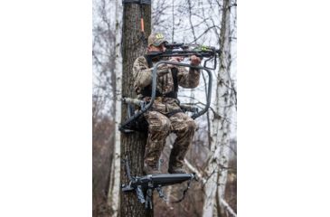 Image of Hawk Treestands Vizion Climbing Stand, Gray, 2043