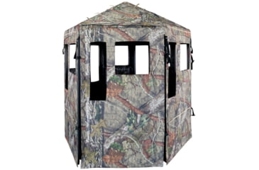 Image of Hawk Treestands Warrior Hunting Blind with Shadow Mesh Technlogoy, Camo/Blackout, HWK-DOX-WR200