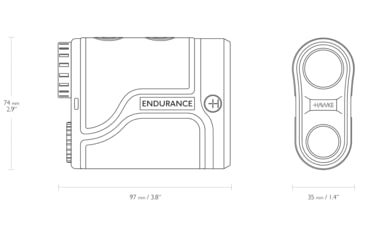 Image of Hawke Sport Optics Endurance 1500 Laser Range Finder, Black, 41212