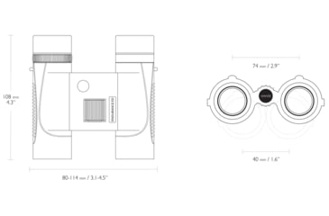 Image of Hawke Sport Optics Endurance ED Compact 8x25mm Roof Prism Binoculars, Green, 36110