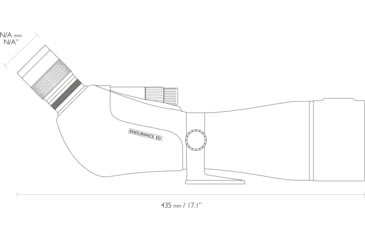 Image of Hawke Sport Optics Endurance ED Spotting Scope, 25-75x85mm, Angled, BAK4, Porro Prism, ED Glass, Fully Multi-Coated, Black/Green, 56203