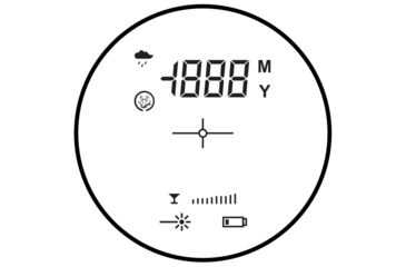 Image of Hawke Sport Optics Laser Range Finder Compact 400, Black, 41000