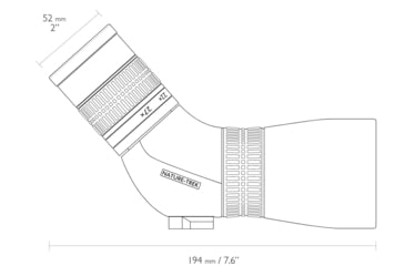Image of Hawke Sport Optics Nature Trek, 9-27x56mm, Porro, Spotting Scope, Green, 55210