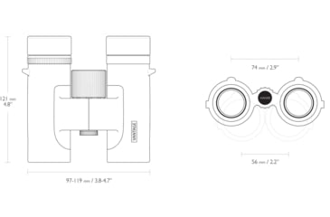 Image of Hawke Sport Optics Vantage 10x32mm Fully Multi-Coated Binoculars, Green, 34121