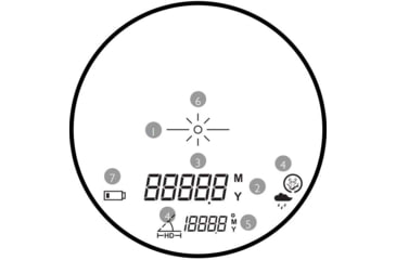 Image of Hawke Sport Optics Vantage 600 Laser Range Finder, Black, 41201