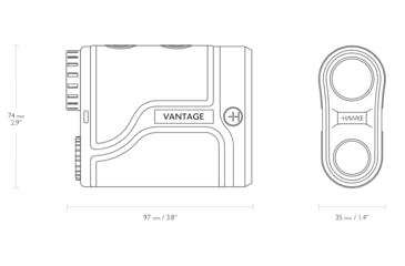 Image of Hawke Sport Optics Vantage 600 Laser Range Finder, Black, 41201