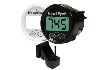 Image of HawkEye DepthTrax 1BX In-Dash Digital Depth &amp; Temp Gauge - Transom Mount 78837