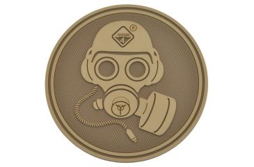 Image of Hazard 4 Gas Mask Patch, Coyote, PAT-GAS-CYT