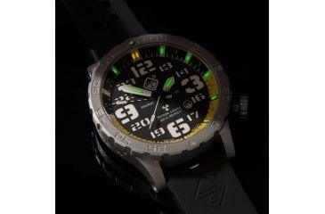 Image of Hazard 4 HeavyWaterDiver BlackTie  B Ti Bracelet, Silver HWD-TI-B-KW-GGYG