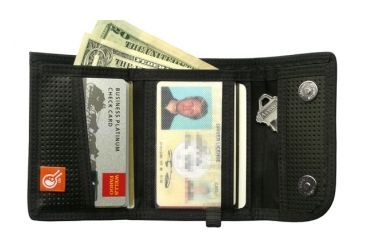 Image of Hazard4 Duo Rewind Lossless Wallet -Leather, Black WLT-DUO-BLK