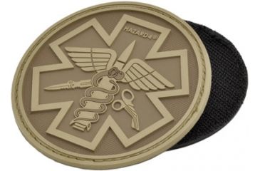 Image of Hazard 4 Paramedic Round Patch, Coyote, One Size, PAT-PMD-CYT