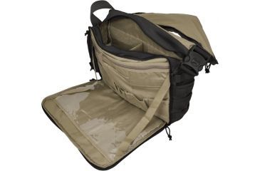 Image of Hazard4 Sherman Messenger Bag 15in. Mac, 14-15in. PC, Black MSG-SRM-BLK