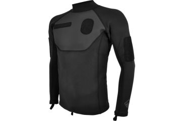 Image of Hazard4 SkinDiver ID Neoprene Shirt, Black, Medium AQA-SKDV-BLK-M