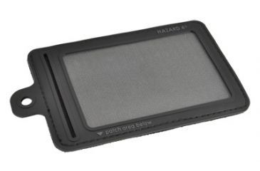 Image of Hazard 4 Small 12x8cm ID Patch, Black, PAT-ID-SM-BLK