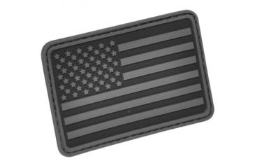 Image of Hazard 4 Left Arm USA Flag Patch, Black, PAT-USA-L-BLK
