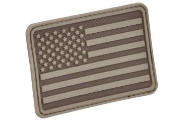 Image of Hazard 4 Left Arm USA Flag Patch, Coyote, PAT-USA-L-CYT