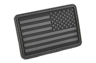 Image of Hazard 4 Right Arm USA Flag Patch, Black, PAT-USA-R-BLK