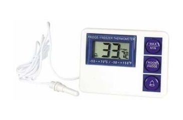 Image of VWR Digital Refrigerator/Freezer Thermometer with Alarm VWR FRIDGE/FREEZER Thermometer, Each, 3804