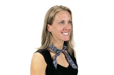 Image of Heat Factory Head-Neck Cool Wrap, Paisley Blue 511639