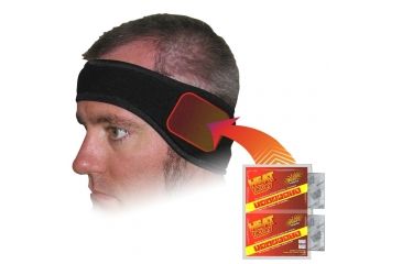 Image of Heat Factory Heated Fleece Headband, Black, One Size 1760-BK