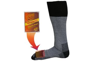 Image of Heat Factory Heated Sock 5-8 Hvwt Merino 1502 5-8