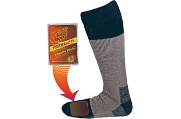Image of Heat Factory Heated Sock Acrylic 9-11 1501-GRY-9-11