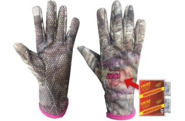 Image of Heat Factory Ladies Mid-Weight Pocket Glove - Womens, Pair, Mossy Oak, Small/Medium 915-MO-S/M