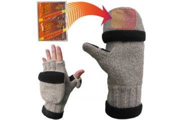 Image of Heat Factory Ragg Wool Glove - Women's, Wheat HEA994L