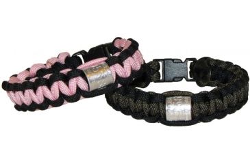 Image of Heavy Hauler Outdoor Gear Duck Band survival bracelet, Pink/Black, 9.5 0077PB9.5