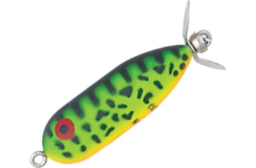 Image of Heddon Baby Torpedo Topwater Prop Bait, 2 1/2in, 3/8 oz, Fluorescent Green Crawdad, X0361GRA