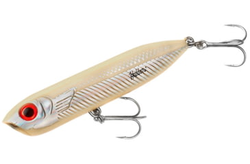 Image of Heddon Chug'n Spook Jr Topwater Walking Bait, 3.5in, 1/2oz, Bone/Silver, X9536BONSL