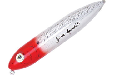 Image of Heddon Zara Puppy Topwater Walking Bait, 3in, 1/4 oz, G-Finish Pearl/Red Head, X9225G28