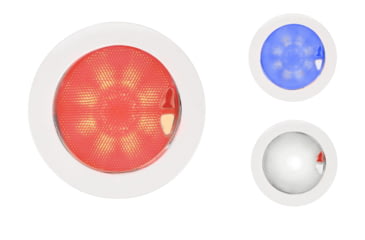 Image of Hella Marine EuroLED 150 Recessed Surface Mount Touch Lamp, Warm White/Red, White/Blue, White/Red