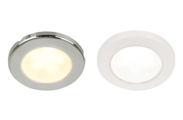 Image of Hella Marine EuroLED 75 3&quot; Round Screw Mount Down Light, Warm White, White