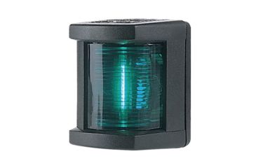 Image of Hella Marine Incandescent Starboard Navigation 12V LED Light w/ Housing, 1nm, Black, 3562025