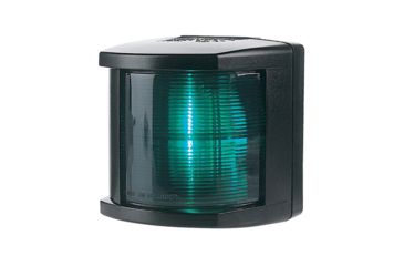 Image of Hella Marine Incandescent Starboard Navigation 12V LED Light w/ Housing, 2nm, Black, 2984345